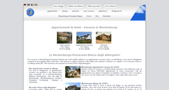 Desktop Screenshot of albergatori.mecklenburg-vorpommern-gastgeber.com