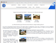 Tablet Screenshot of albergatori.mecklenburg-vorpommern-gastgeber.com