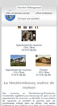 Mobile Screenshot of logement.mecklenburg-vorpommern-gastgeber.com